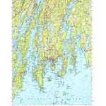 United States Geological Survey Boothbay, ME (1957, 62500-Scale) digital map