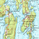 United States Geological Survey Boothbay, ME (1957, 62500-Scale) digital map