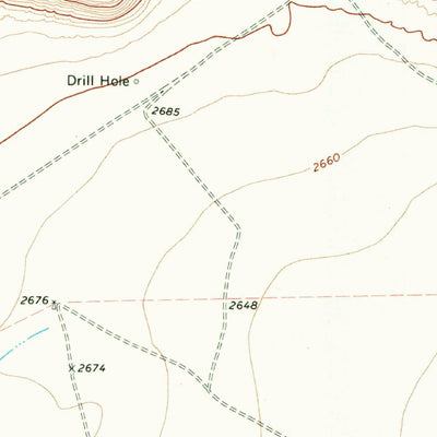 United States Geological Survey Bootleg Canyon, TX (1969, 24000-Scale) digital map