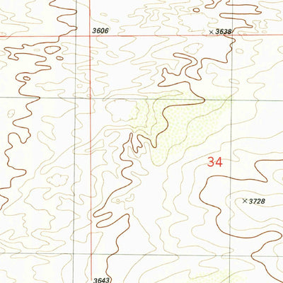 United States Geological Survey Bootleg Ridge, NM (1984, 24000-Scale) digital map