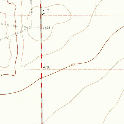 United States Geological Survey Bootleg, TX (1971, 24000-Scale) digital map
