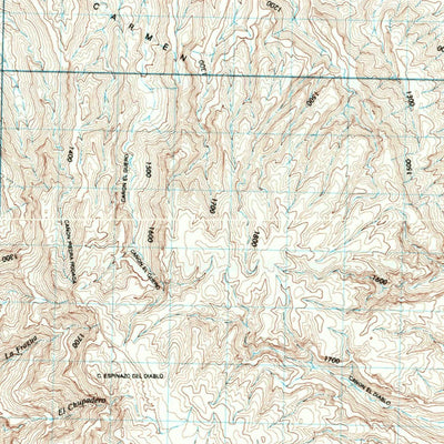 United States Geological Survey Boquillas, TX (1984, 100000-Scale) digital map
