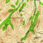 United States Geological Survey Borah Peak, ID (1935, 125000-Scale) digital map