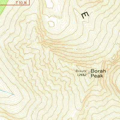 United States Geological Survey Borah Peak, ID (1967, 24000-Scale) digital map