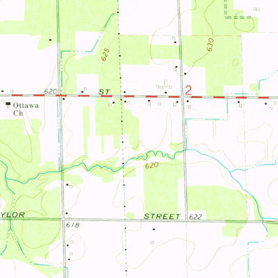 United States Geological Survey Borculo, MI (1972, 24000-Scale) digital map