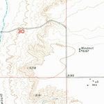 United States Geological Survey Bordeaux, WY (1953, 24000-Scale) digital map