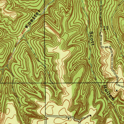 United States Geological Survey Borden, IN (1941, 24000-Scale) digital map