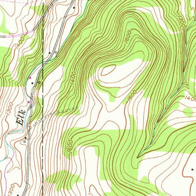United States Geological Survey Borden, NY (1953, 24000-Scale) digital map