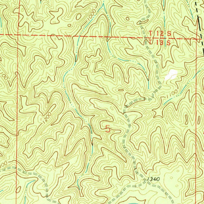 United States Geological Survey Borden Springs, AL-GA (1966, 24000-Scale) digital map