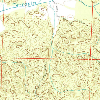 United States Geological Survey Borden Springs, AL-GA (2001, 24000-Scale) digital map