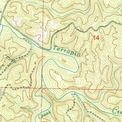 United States Geological Survey Borden Springs, AL-GA (2001, 24000-Scale) digital map