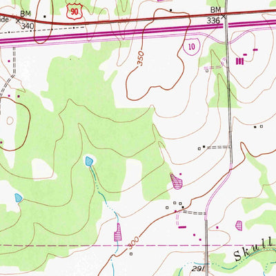 United States Geological Survey Borden, TX (1957, 24000-Scale) digital map