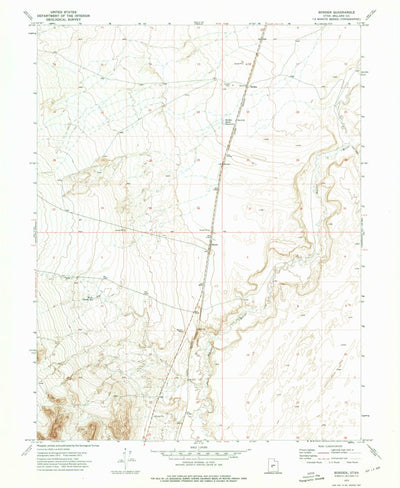 United States Geological Survey Borden, UT (1973, 24000-Scale) digital map