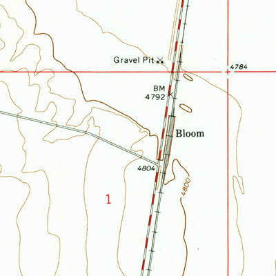 United States Geological Survey Borden, UT (1973, 24000-Scale) digital map