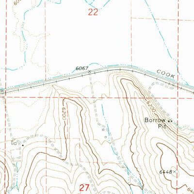 United States Geological Survey Border, ID-WY (1970, 24000-Scale) digital map