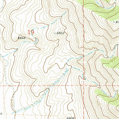 United States Geological Survey Border, ID-WY (1970, 24000-Scale) digital map