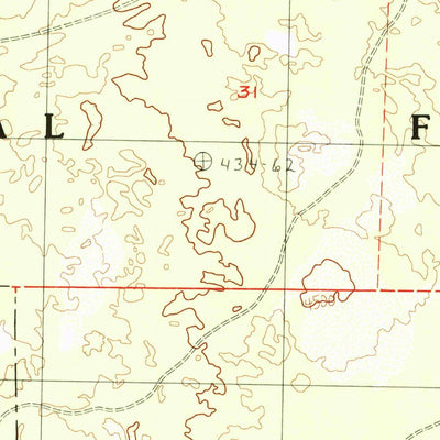 United States Geological Survey Border Mountain, CA (1990, 24000-Scale) digital map
