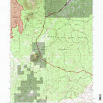 United States Geological Survey Border Mountain, CA (1993, 24000-Scale) digital map