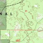 United States Geological Survey Border Mountain, CA (1993, 24000-Scale) digital map