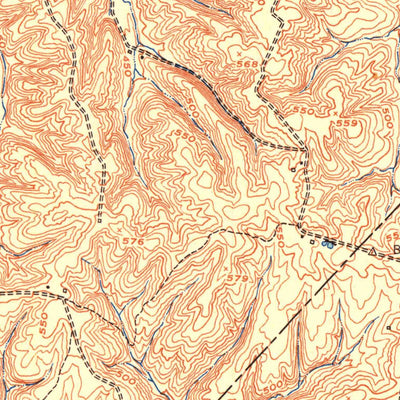 United States Geological Survey Bordley, KY (1951, 24000-Scale) digital map
