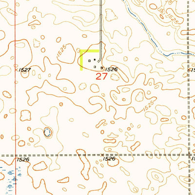 United States Geological Survey Bordulac, ND (1951, 24000-Scale) digital map