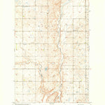 United States Geological Survey Bordulac NE, ND (1951, 24000-Scale) digital map