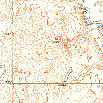 United States Geological Survey Bordulac NE, ND (1951, 24000-Scale) digital map