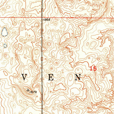 United States Geological Survey Bordulac NE, ND (1951, 24000-Scale) digital map