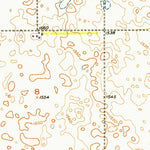United States Geological Survey Bordulac SW, ND (1951, 24000-Scale) digital map