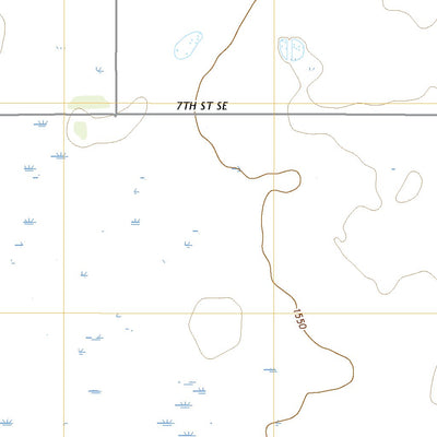 United States Geological Survey Bordulac SW, ND (2020, 24000-Scale) digital map