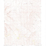 United States Geological Survey Bordwell Spring, NV (1980, 24000-Scale) digital map
