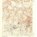 United States Geological Survey Borger, TX (1953, 24000-Scale) digital map