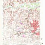United States Geological Survey Borger, TX (1970, 24000-Scale) digital map