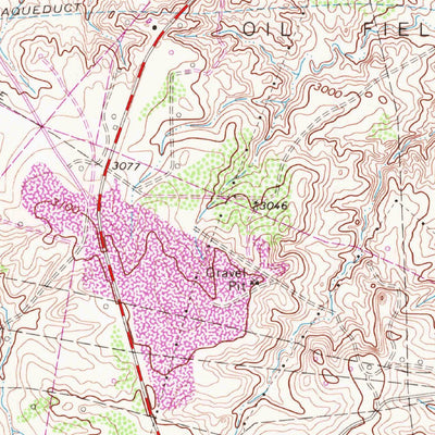 United States Geological Survey Borger, TX (1970, 24000-Scale) digital map