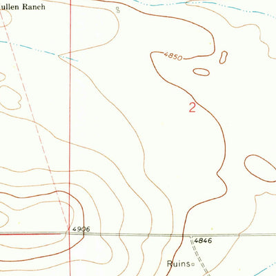 United States Geological Survey Borica, NM (1966, 24000-Scale) digital map
