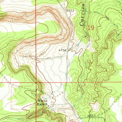 United States Geological Survey Borica, NM (1966, 24000-Scale) digital map