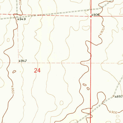 United States Geological Survey Borica SW, NM (1966, 24000-Scale) digital map