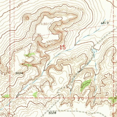 United States Geological Survey Borica SW, NM (1966, 24000-Scale) digital map