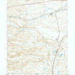 United States Geological Survey Borie, WY (1994, 24000-Scale) digital map