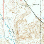 United States Geological Survey Borie, WY (1994, 24000-Scale) digital map