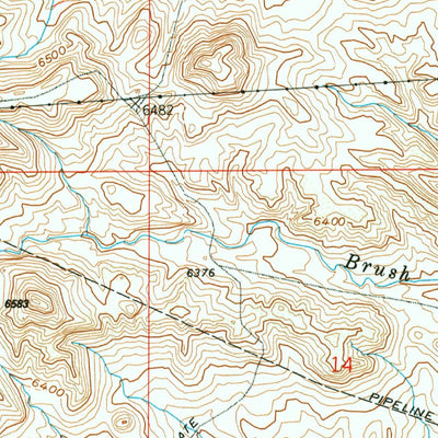 United States Geological Survey Borie, WY (1994, 24000-Scale) digital map