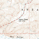United States Geological Survey Borrego Sink, CA (1959, 24000-Scale) digital map