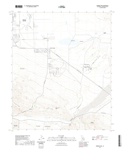 United States Geological Survey Borrego Sink, CA (2021, 24000-Scale) digital map