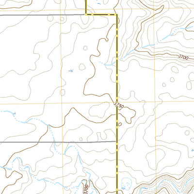 United States Geological Survey Boru Spring, MT (2020, 24000-Scale) digital map
