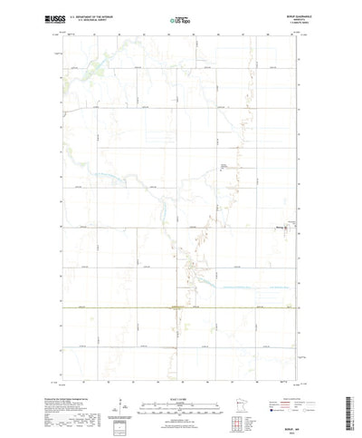 United States Geological Survey Borup, MN (2022, 24000-Scale) digital map