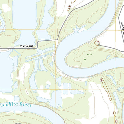 United States Geological Survey Bosco, LA (2020, 24000-Scale) digital map
