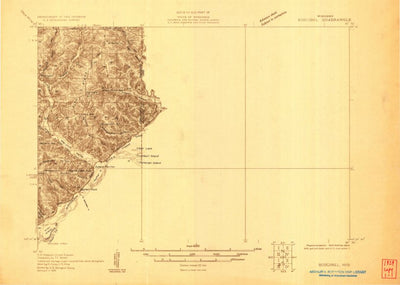 United States Geological Survey Boscobel, WI (1929, 48000-Scale) digital map