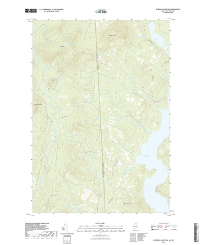 United States Geological Survey Bosebuck Mountain, ME (2021, 24000-Scale) digital map