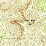 United States Geological Survey Bosque Peak, NM (1954, 24000-Scale) digital map