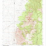 United States Geological Survey Bosque Peak, NM (1991, 24000-Scale) digital map